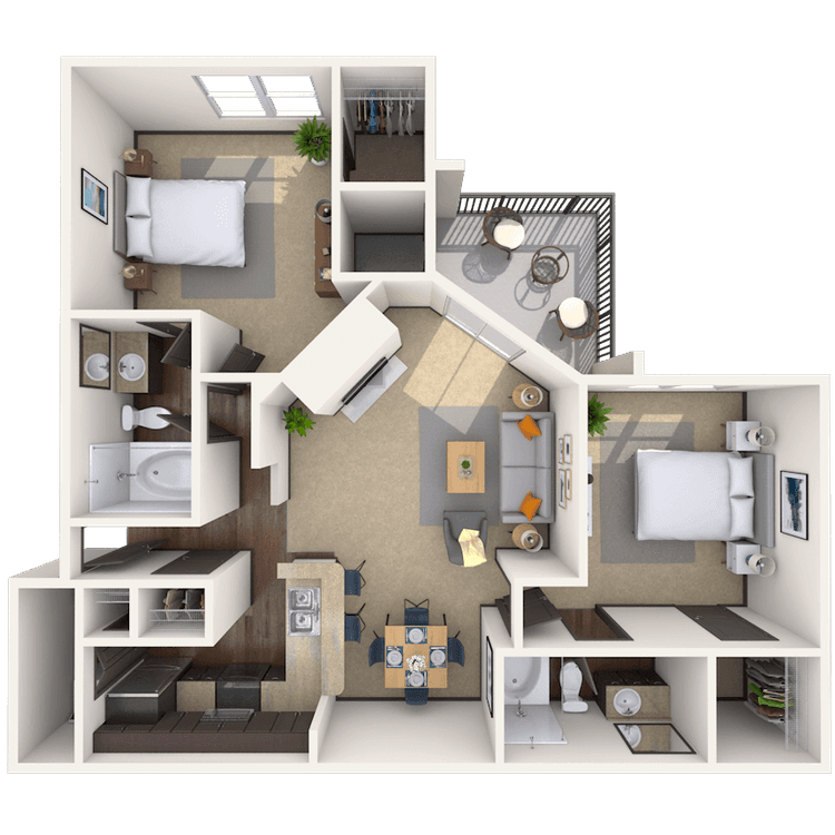 Floorplan image of unit 171713