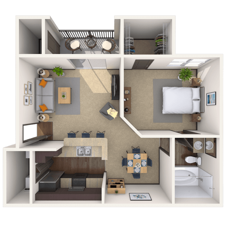 Floorplan image of unit 121214