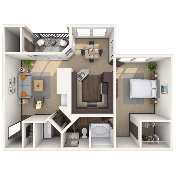 Floorplan image of unit 05538