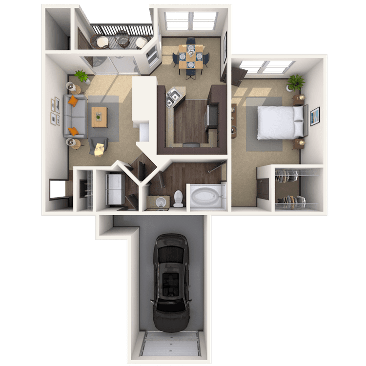 Floorplan image of unit 07728