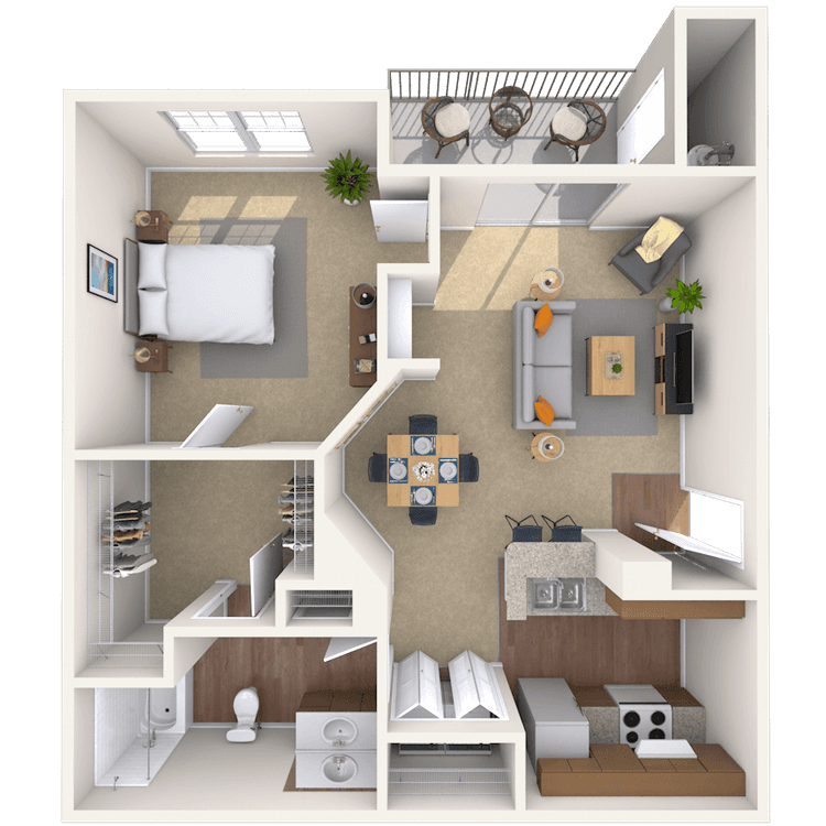 Floorplan image of unit 011423