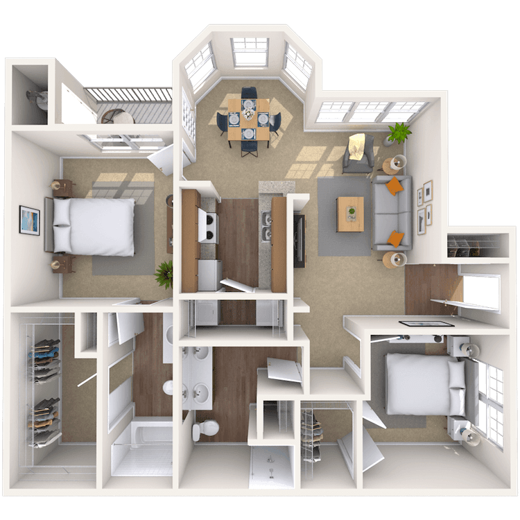 Floorplan image of unit 011331