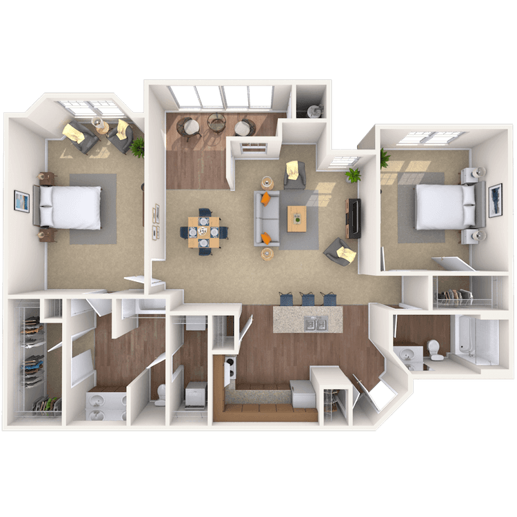Floorplan image of unit 011023