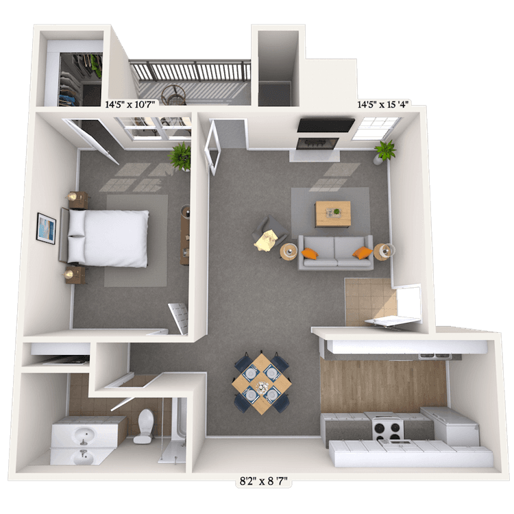 Floorplan image of unit 09910