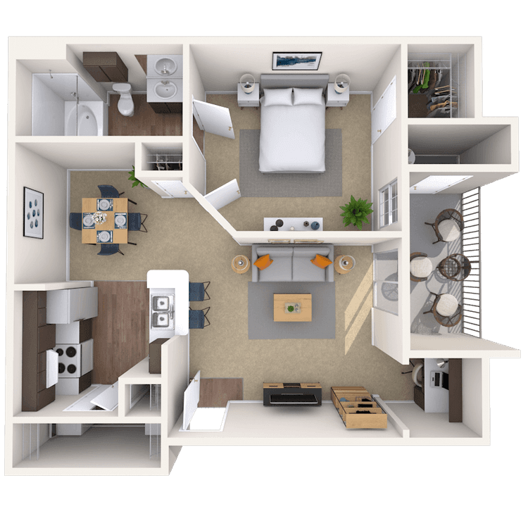 Floorplan image of unit 10106