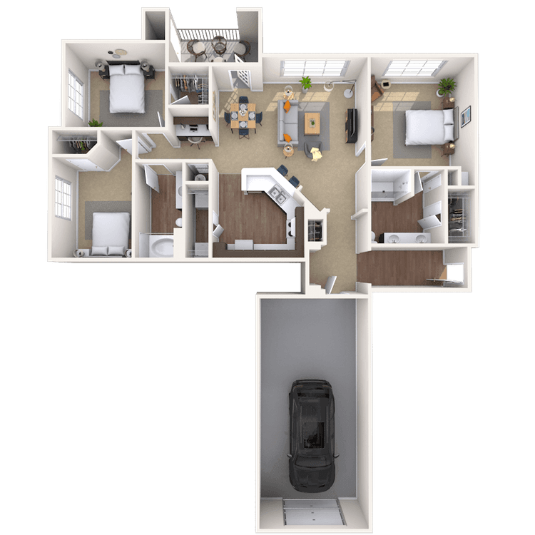 Floorplan image of unit 09207
