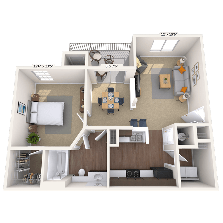 Floorplan image of unit 090925