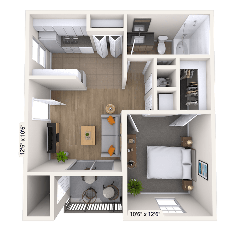 Floorplan image of unit 011203