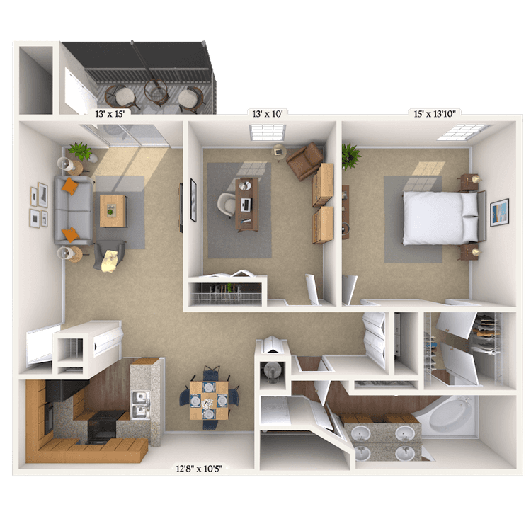 Floorplan image of unit 01151134