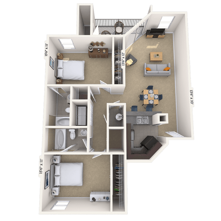 Floorplan image of unit 191902