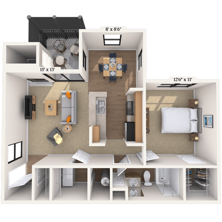 Floorplan image of unit 01808-I