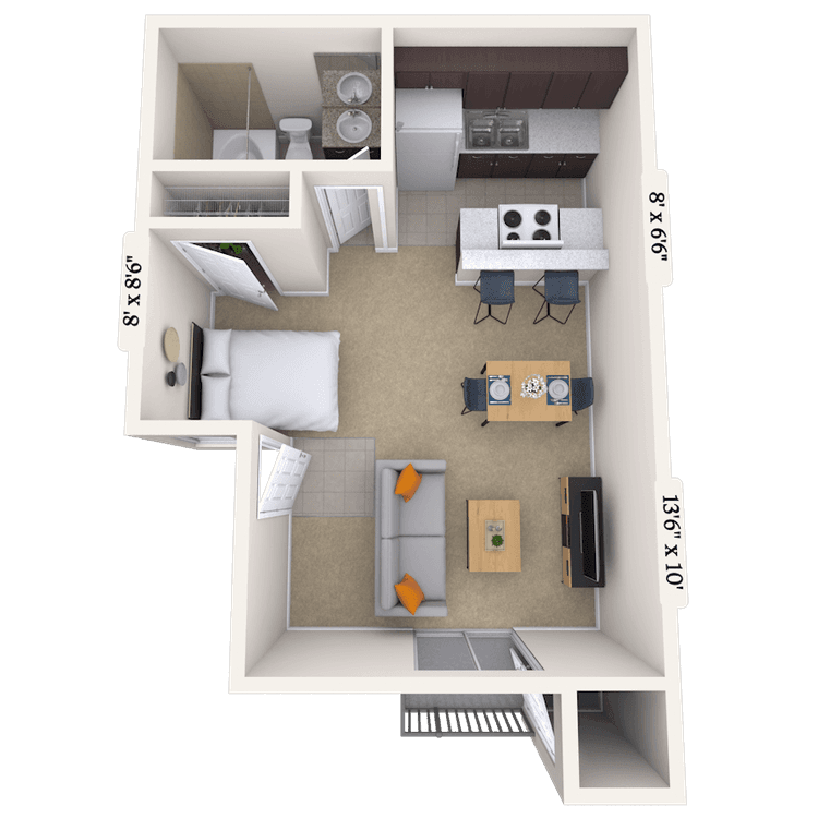 Floorplan image of unit 01111