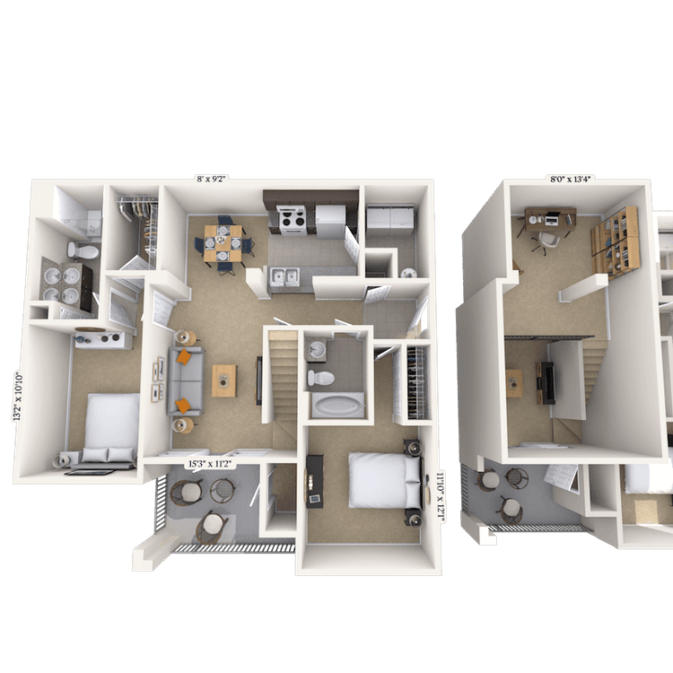 Floorplan image of unit 222217