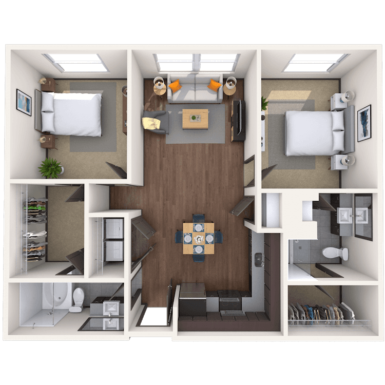 Floorplan image of unit 01216