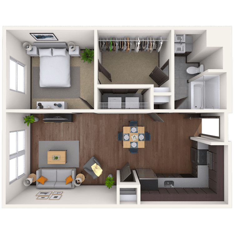 Floorplan image of unit 01405