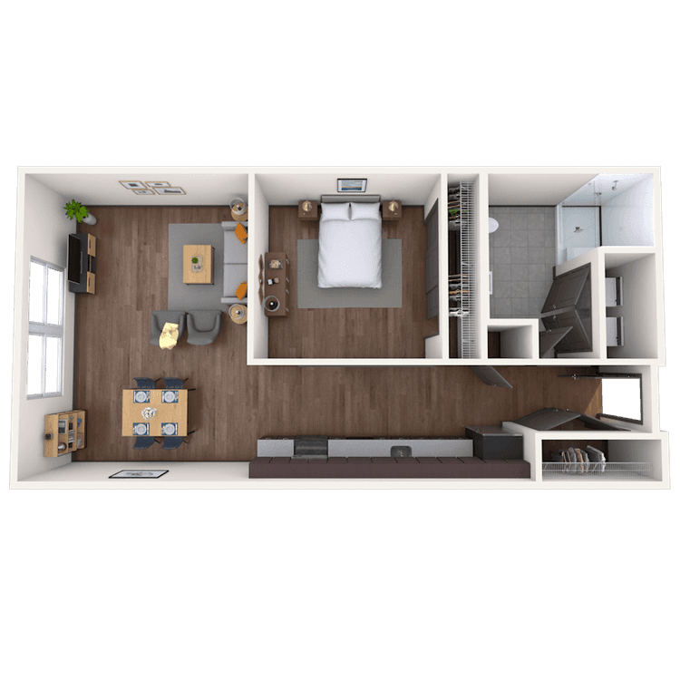 Floorplan image of unit 01427