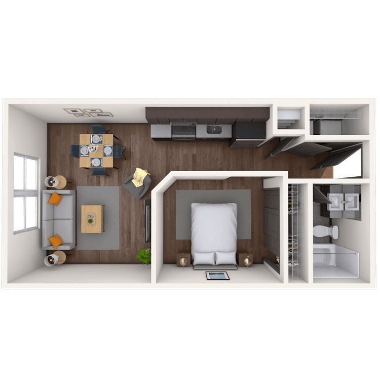 Floorplan image of unit 01512