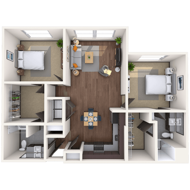 Floorplan image of unit 01636