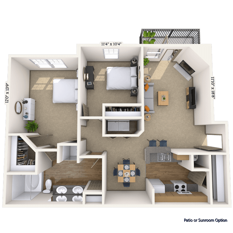 Floorplan image of unit 050502