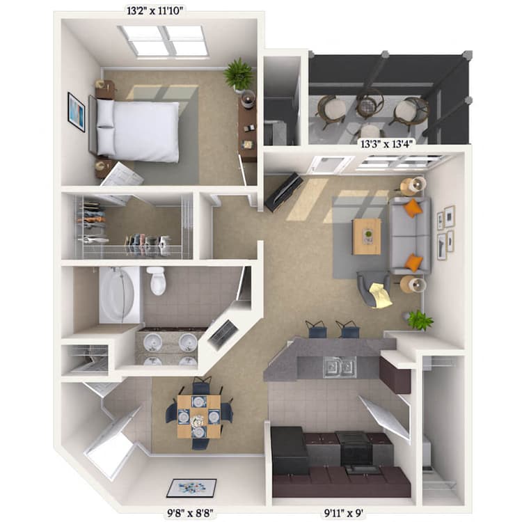 Floorplan image of unit 090936