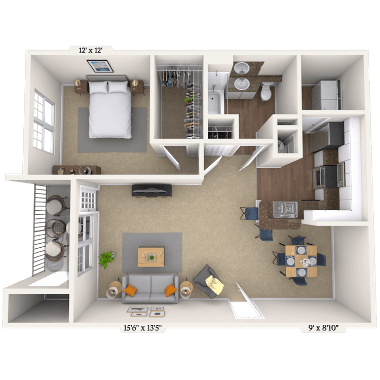 Floorplan image of unit 020226