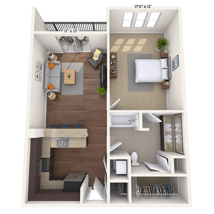 Floorplan image of unit 02840