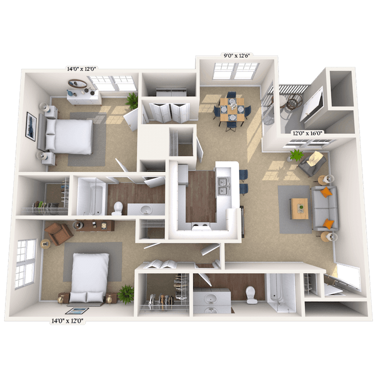 Floorplan image of unit 292921
