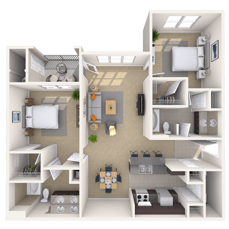 Floorplan image of unit 08109