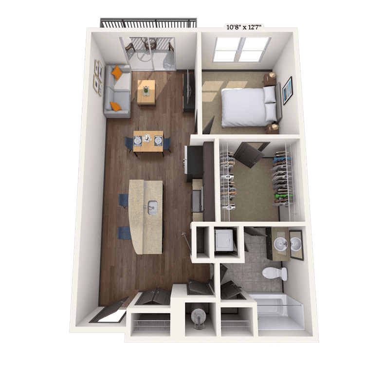 Floorplan image of unit 01618