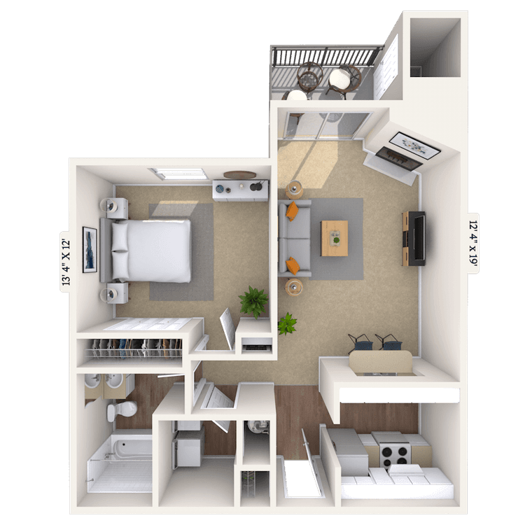 Floorplan image of unit 092052F