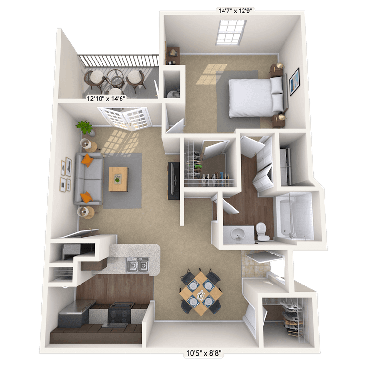 Floorplan image of unit 011212