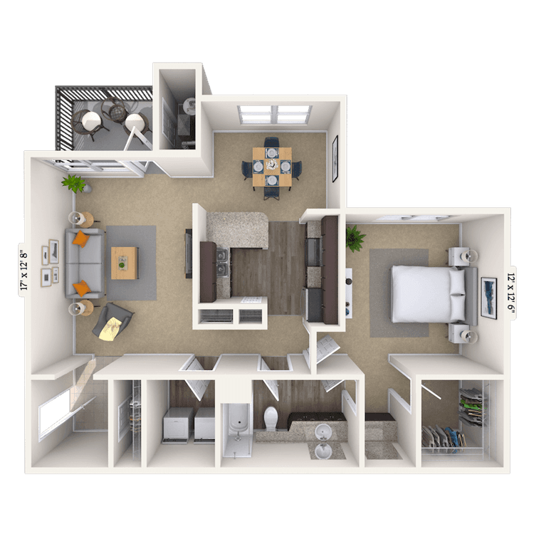 Floorplan image of unit 181804