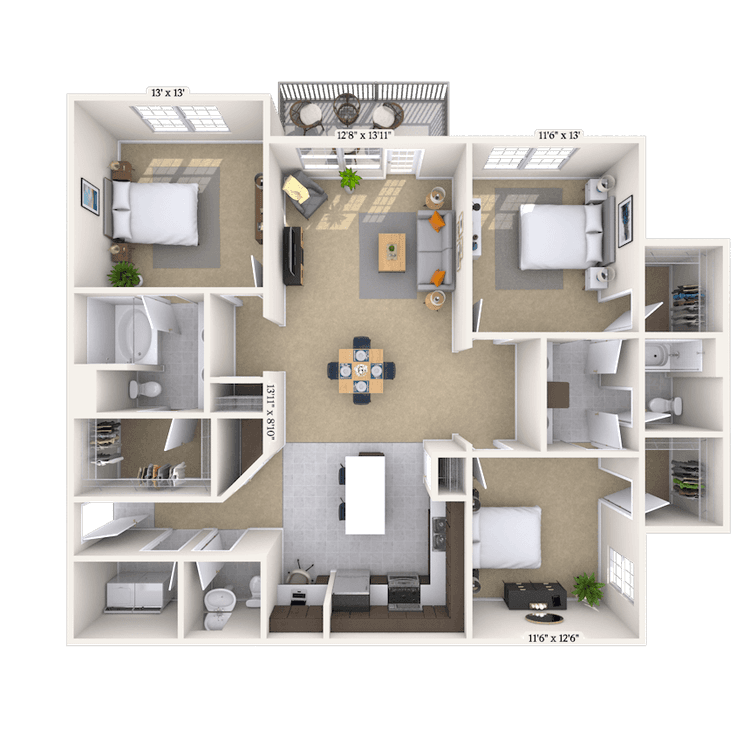 Floorplan image of unit 0707201