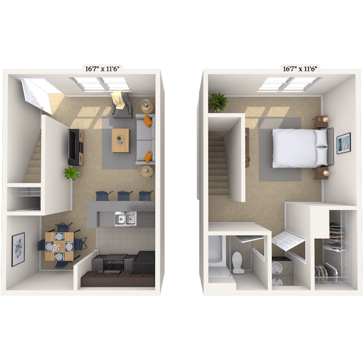 Floorplan image of unit PC01634
